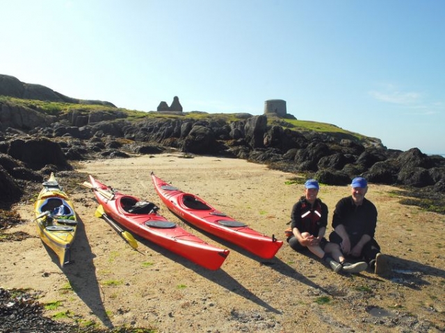  Playa de Normandía en kayak de mar
